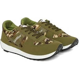 032 ARMY-BROWN Latest Stylish Casual Sneakers,Lace up Lightweight Shoes for Running, Walking, Gym,Trekking, Hiking and Party Running Shoes for Men (7)