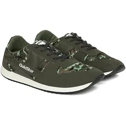032 ARMY-GREEN Latest Stylish Casual Sneakers,Lace up Lightweight Shoes for Running, Walking, Gym,Trekking, Hiking and Party Running Shoes for Men (10)
