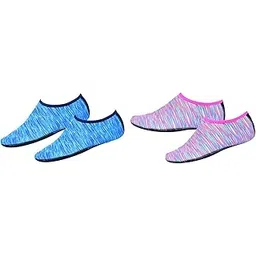 2 Pairs Soft Water Shoes Stretchy Socks Yoga Swim Shoe Dive Sock-Sporting Goods-Water Sports-Fins, Footwear & Gloves-Water Shoes-Men-2 Pairs Water Shoes