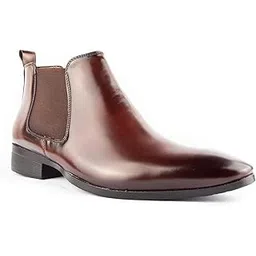 2200C Men's Synthetic Leather Slip On Chelsea Boots | Formal Dress Shoes