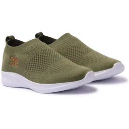 22508-Olive Eva Walking Shoes For Men