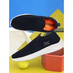 22703 Navy Walking Shoes For Men