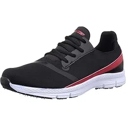 2GO Men's Black Multisport Training Shoes - 10 UK/India (44 EU) (EL-GFW031-S9Black/Red)