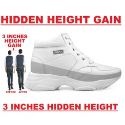3 Inch Hidden Height Increasing Casual Outdoor Sneakers Boot. Boots For Men
