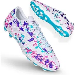 3D Texture Imported TPU Fusing Upper with Electroplating Sole Football Shoes