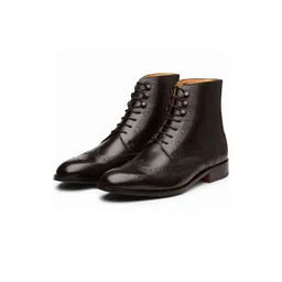 3DM Lifestyle Men Leather Lace-Ups Casual Brogue Boots