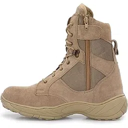 8 inch tactical work light weight Military Boots super comfortable (memory Foam)