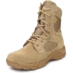 8.0 Side Zip Military and Tactical Boots for Men