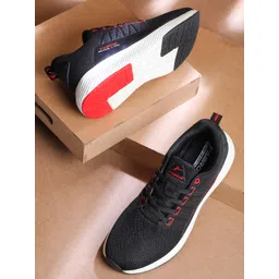 ABROS Men Black Arizona Mesh Running Shoes