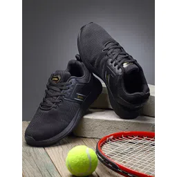 Action Men Black Mesh Running Non-Marking Shoes