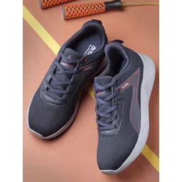 Action Men Navy Blue Mesh Running Non-Marking Shoes