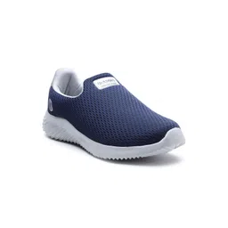 Action Men Navy Blue Mesh Running Non-Marking Slip-On Shoes