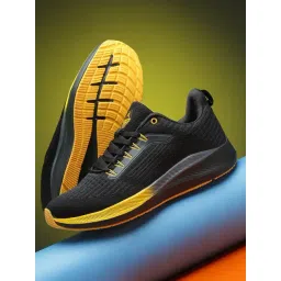Action Men's Black Running Shoes