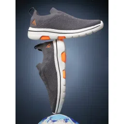 Action Men's Dark Grey Running Shoes