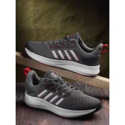 Action Men's Dark Grey Running Shoes