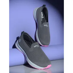 Action Plus Women Textured Slip-On Sneakers