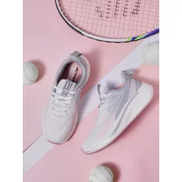 Action Women Mesh Lace Ups Running Non-Marking Shoes