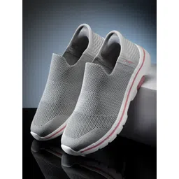 Action Women Mesh Running Non-Marking Shoes KIA-502-LIGHT-GREY