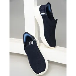 Action Women Woven Design Slip-On Round Toe Sneakers