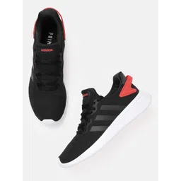 ADIDAS Men Black Woven Design Lite Racer BYD 2.0 Sustainable Sneakers