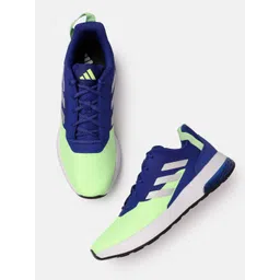 ADIDAS Men Colourblocked Round-Toe Epik Comfort Running Shoes with Striped Detail
