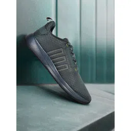 ADIDAS Men Navy Blue Woven Design StreetGaze Running Shoes