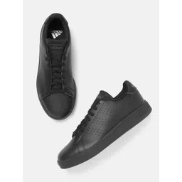 ADIDAS Men Perforated Advantage 3.0 Tennis Shoes