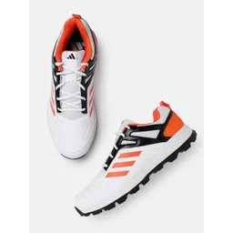 ADIDAS Men Striped Detail Cri Rise V2 Cricket Shoes