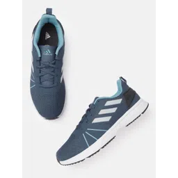 ADIDAS Men Teal Blue Fluidglow Woven Design Running Shoes