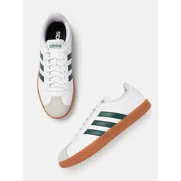 ADIDAS Men VL Court Base IKD Leather Skateboarding Shoes