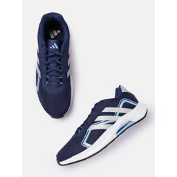 ADIDAS Men Woven Design Sterlinn Running Shoes with Striped Detail