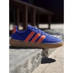 ADIDAS Men's BP 90 DECODE Blue & Impact Orange Sneakers
