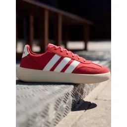 ADIDAS Men's BP 90 DECODE Red & Off White Sneakers