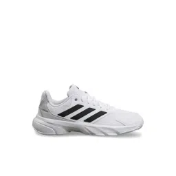 Adidas Men's CourtJam Control 3 White Tennis Shoes