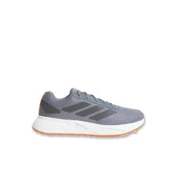 ADIDAS Men's LightRun Stride Grey & Charcoal Running Shoes