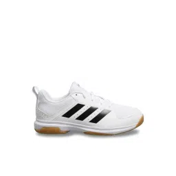 Adidas Men's Ligra 7 White Indoor Court Shoes