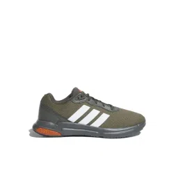 adidas Men's TRACK-GAIT Green, White & Grey Running Shoes