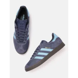 ADIDAS Originals Men 3-Striped Suede Gazelle Sneakers