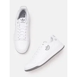 ADIDAS Originals Men White & Grey NY 90 Perforated Sustainable Sneakers