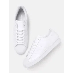ADIDAS Originals Men White Superstar Textured Detail Sneakers