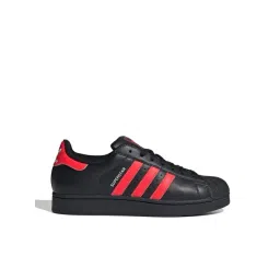 Adidas Originals Unisex SUPERSTAR II Black & Red Sneakers