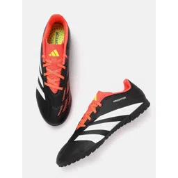 ADIDAS Unisex Striped Detail Round-Toe Predator Club TF Football Shoes