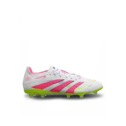 Adidas Unisex's PREDATOR PRO FG White Football Shoes