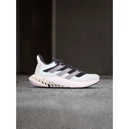 ADIDAS Women Black Blue & White Colourblocked 4DFWD Pulse Textile Running Shoes