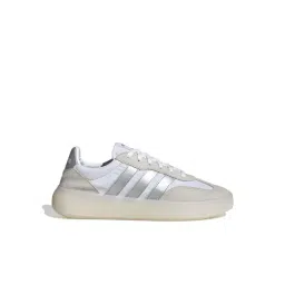 adidas Women's BP 90 DECODE White & Silver Sneakers