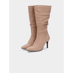 ADORLY Women High-Top Stilleto Heeled Slouchy Boots