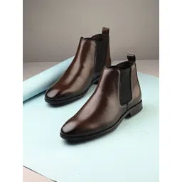 AfroJack Men Block-Heeled Chelsea Boots
