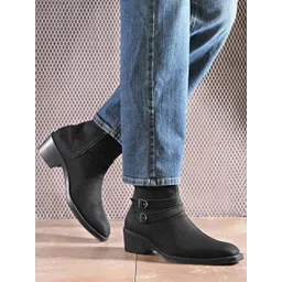 AfroJack Men Casual Monk Straps Boots