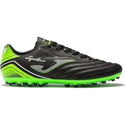 Aguila Firm Ground 2301 Football Shoe, Black/Green Fluor