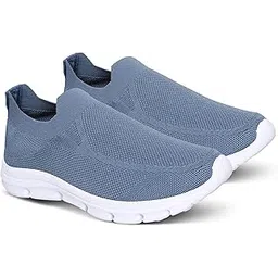 AIRHYPE Light Beige Men's Mesh Upper Eva Sole Sports Running Shoe